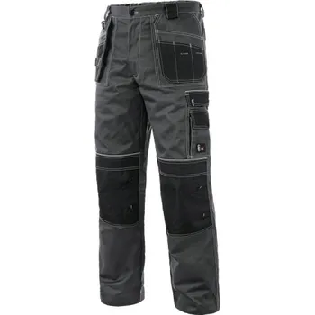 montérky CANIS Pánské kalhoty CXS TEODOR PLUS, šedo-černé, Barva sivo-čierna, Velikost 46