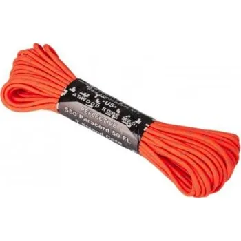 Vybavení pro přežití HELIKON-TEX 550 Paracord 30m, reflexní oranžová, Helikon - Tex, Barva oranžová, Velikost UNI