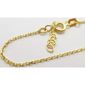 Náramek Klenoty Budín Dámský zlatý náramek ze žlutého zlata ANKER 585/0,79gr 17+3cm HK7121 (Klenoty Budín Dámský zlatý náramek ze žlutého zlata ANKER 585/0,79gr 17+3cm HK7121)