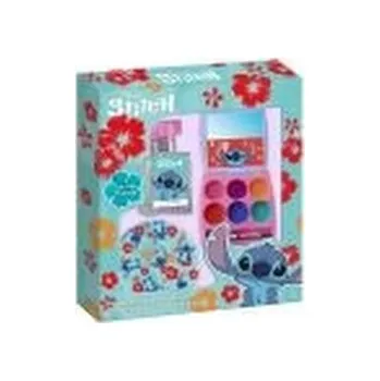 Kojenecká hygiena Stitch beauty set lesků na rty, toaletní voda a zrcátko