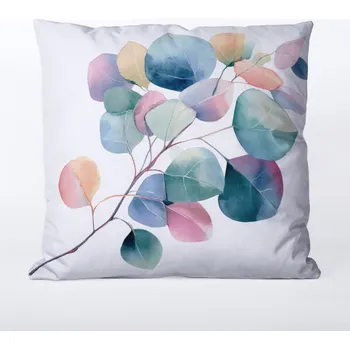 Povlak na polštář 45x45 nepromokavý polyester pastelový eukalyptus