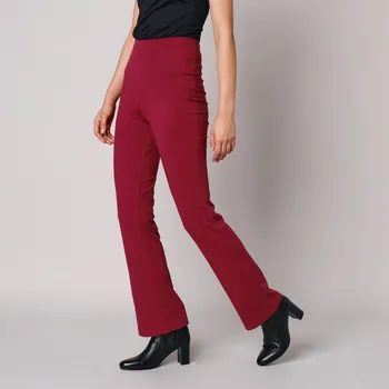 Bootcut legíny s pružným pasem červená 34/36