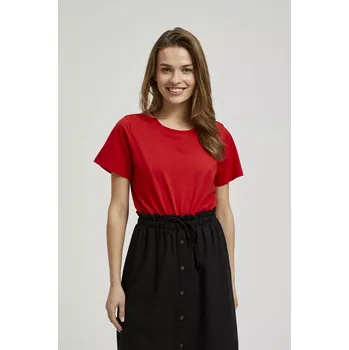 Dámské tričko s krátkým rukávem MOODO - červená Marisse černá | bílá | červená 2848614