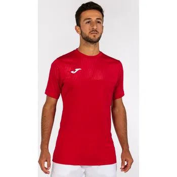 Pánské tričko MONTREAL SHORT SLEEVE T-SHIRT RED-Pánské tenisové triko - Velikost XXXL