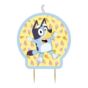 Dortová svíčka - Bluey 10 cm