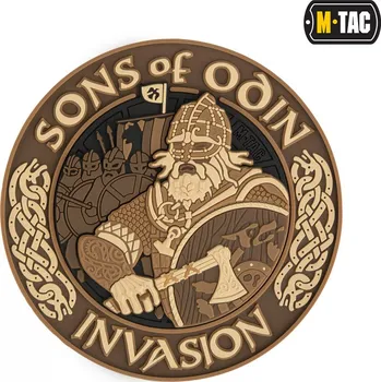 Nášivka Nášivka M-Tac Sons of Odin 3D - hnědá-desert