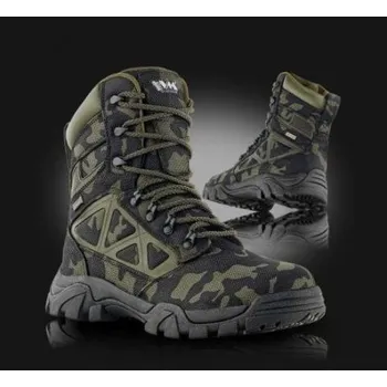 Pracovní obuv VM IMPORT Poloholeňová obuv NOTTINGHAM O2, khaki/maskáč, Velikost 47