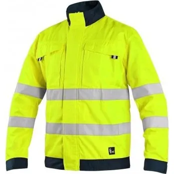 pracovní blůza CANIS Pánská blůza HALIFAX se síťovinou, žluto-modrá (DOPRODEJ), Barva žlto-modrá, Velikost 58