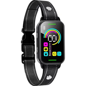 Obojek pro psa Elektrický výcvikový obojek proti štěkání s LED displejem 773