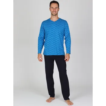 Pánské pyžamo EVONA a.s. Pánské dlouhé pyžamo P ZANE - P ZANE L