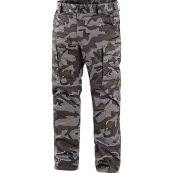 Oblečení a móda CANIS Pánské kalhoty CXS CAMO s odepínajícími kalhotami, maskáčové, Barva CAMO, Velikost 56