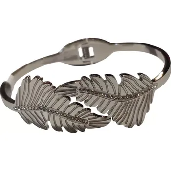 Náramek Ocelový náramek pírka (Náramek chirurgická ocel)