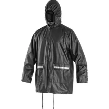 CANIS Nepromokavá prodloužená bunda CXS PU, antracitová, Barva antracitová, Velikost 3XL