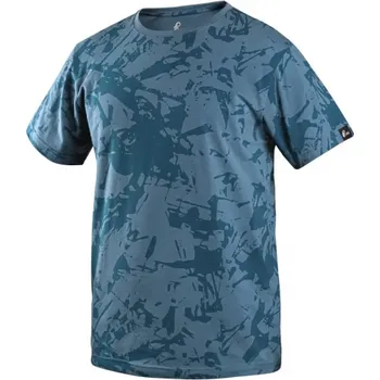 Pánské tričko CANIS Pánské triko CXS MERLIN, petrolejové, Barva petrolejová, Velikost M