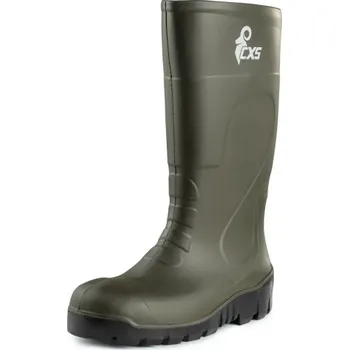 Dámská obuv CANIS Kozačky CXS PALLAS S5, zelené, Barva tmavo zelená, Velikost 41