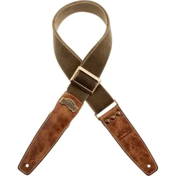 Magrabò Stripe SS Cotton Washed Green 5 cm, Aged 959 + prodloužená záruka 3 roky