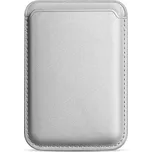 Enem Kožená MagSafe peněženka - Stříbrná IR-MAGK-13