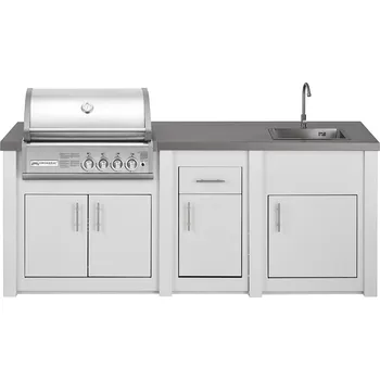 Zahradní gril Luxusní venkovní kuchyně Grandpro EXCLUSIVE Crossray 1 White