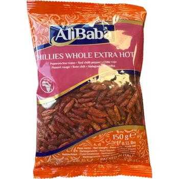 Koření AliBaba Chilli Celé Extra Pálivé 150g