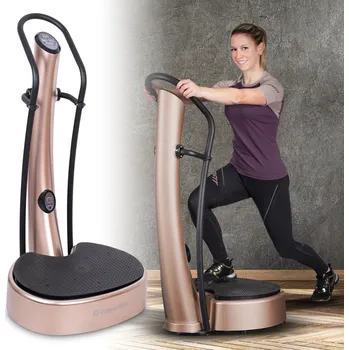 Vibrační plošina inSPORTline VibroGym Lotos hnědá