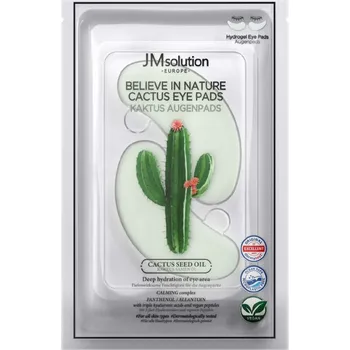 Pleťová maska JM Solution Believe In Nature - Hydrogelová maska na oči - Kaktus - 1.5g x2