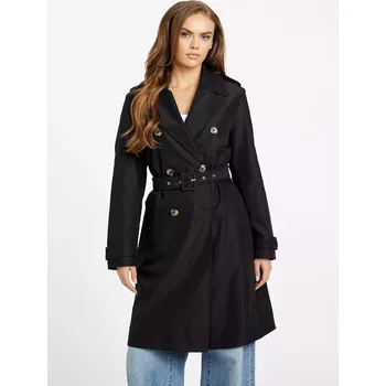 Dámský kabát GUESS dámský jarní, podzimní kabát trenčkot Mally černý S