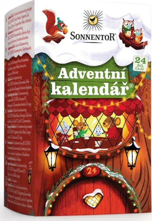 SONNENTOR Adventní čajový kalendář BIO 24x 1,6 g