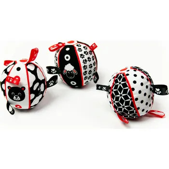 Hračka pro nejmenší Černá na bílé Kontrastní míčky 6