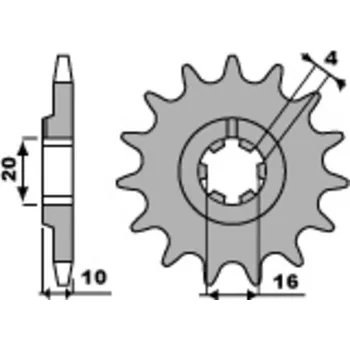 Nářadí na motocykly Ocelové samočisticí přední kolo PBR 2066 - 520 2066.12.18NC
