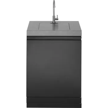 Zahradní gril Boční modulová skříňka 61,5 cm s dřezem