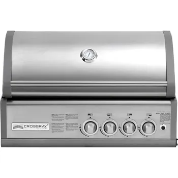 Zahrada Vestavný plynový gril s infračervenými hořáky CROSSRAY 4 in-built
