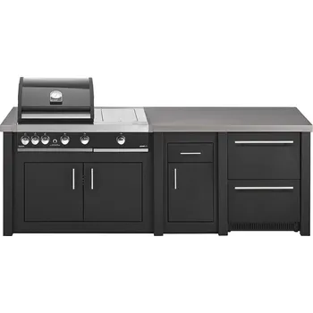 Zahradní gril Luxusní venkovní kuchyně Grandpro EXCLUSIVE Premium Plus 2 Graphite