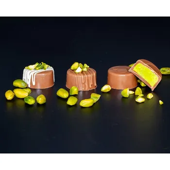 Čokoláda Pralinky s pistáciovou náplní, 99g
