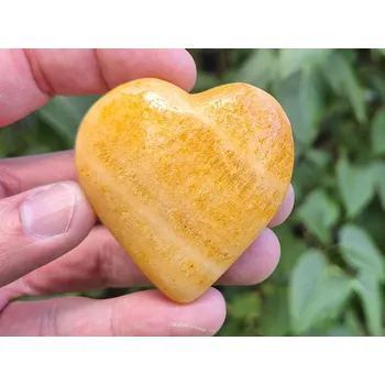 Kalcit oranžový srdce Pákistán 84g