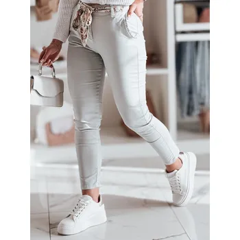 Dámské kalhoty Dámské chinos kalhoty ROSSALI DStreet šedá 3270776