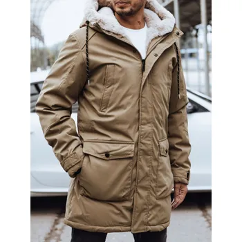 Pánská móda Pánská zimní bunda DStreet DStreet hnědá 2542583
