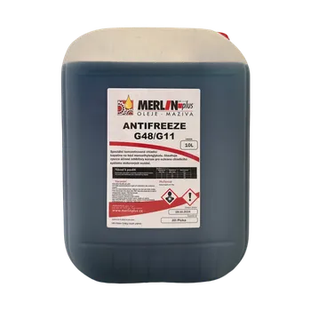 Nemrznoucí směs do chladiče MERLIN ANTIFREEZE G48/G11 (10L kanystr) 14-01-0054