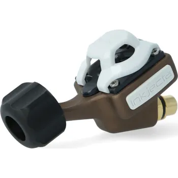 Tetovací strojek Inkjecta - Flite Nano Elite - Hněda s bilým krytem