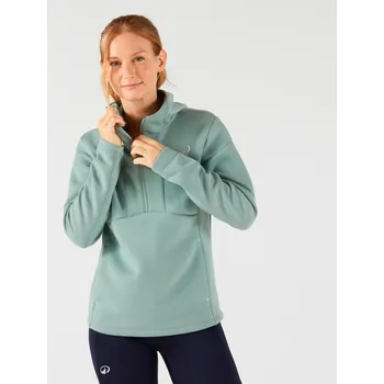 Dámská mikina KUIKMA Dámská tenisová mikina na zip s kapucí XL ZELENÁ