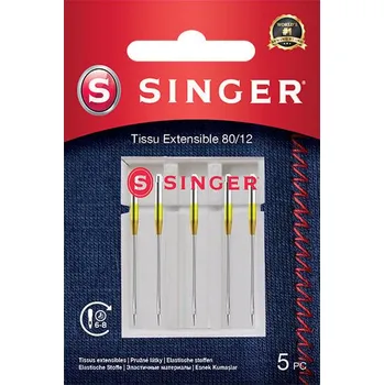 Singer Stretch 5x80 Jehly do šicích strojů