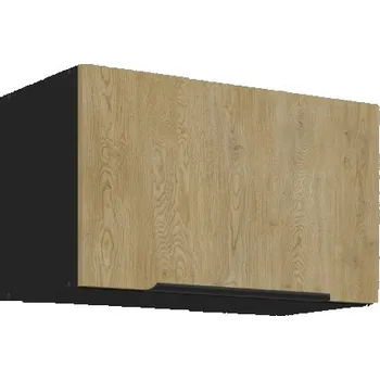 Kuchyňská skříňka LEMPERT Horní skříňka CREMONA BL 20 (60 / 36 / 31 cm) - dub cremona / černá