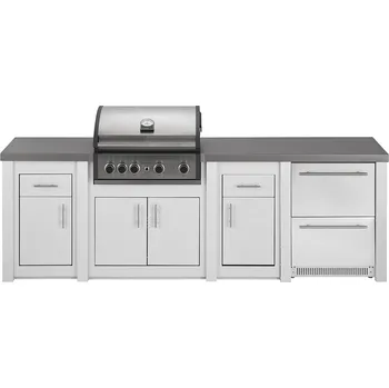 Zahradní gril Luxusní venkovní kuchyně Grandpro EXCLUSIVE Pro Elite 2 XL White