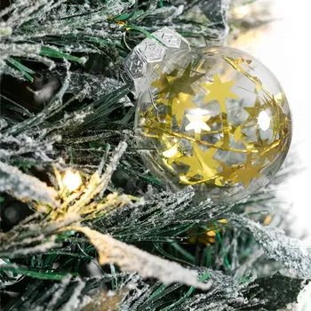 Real Home Vánoční stromek ozdobený, skládací 180 cm