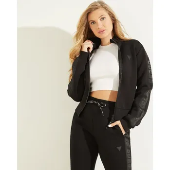 Dámská mikina Dámská Mikina GUESS NEW ALLIE SCUBA ZIP V2YQ17K7UW2-JBLK – Černá S