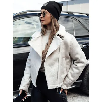 Dámská casual bunda Dámská zamszová bunda SOFTSTILL s kožíškem DStreet černá | šedá | krémová 3058775