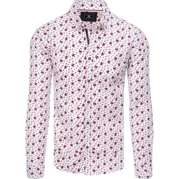 Pánská vzorovaná košile Barva Bílý DSTREET DStreet bílá 2224731