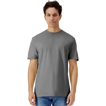 Oblečení a móda GILDAN Bavlněné lehké tričko KAŠTANOVÁ|ŠEDÁ