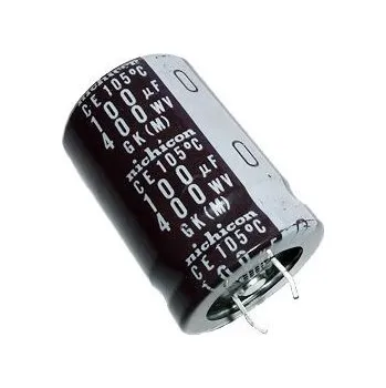 Kondenzátor 100u/400V 105° 22x32x10mm, SNAP-IN elektrolyt.kondenzátor radiální