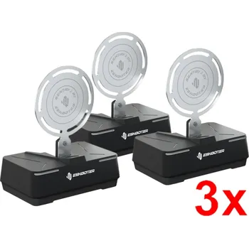 Terč na sportovní střelbu E-Shooter Elektronická tréninková střelnice Sentry 2 BT - černá, SET 3 KUSY