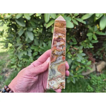 Onyx obelisk 416g (Maroko) 15,5cm